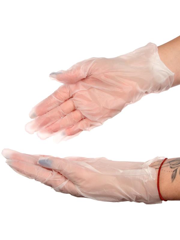Перчатки одноразовые ТПЭ, 100 шт размер M