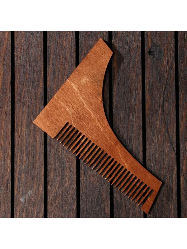 Расческа для бороды «Бородат и опасен», 12 х 9 см