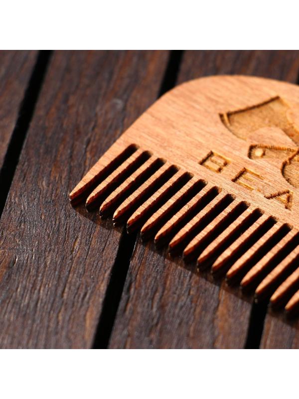 Расческа для бороды Beard, 7,3 х 5,4 см