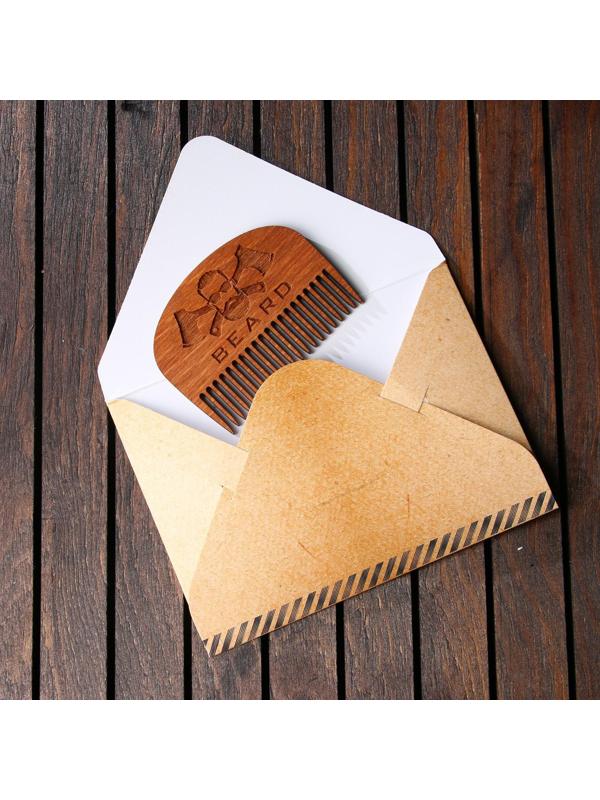 Расческа для бороды Beard, 7,3 х 5,4 см