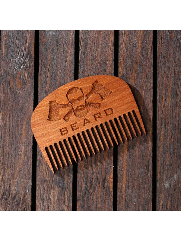 Расческа для бороды Beard, 7,3 х 5,4 см