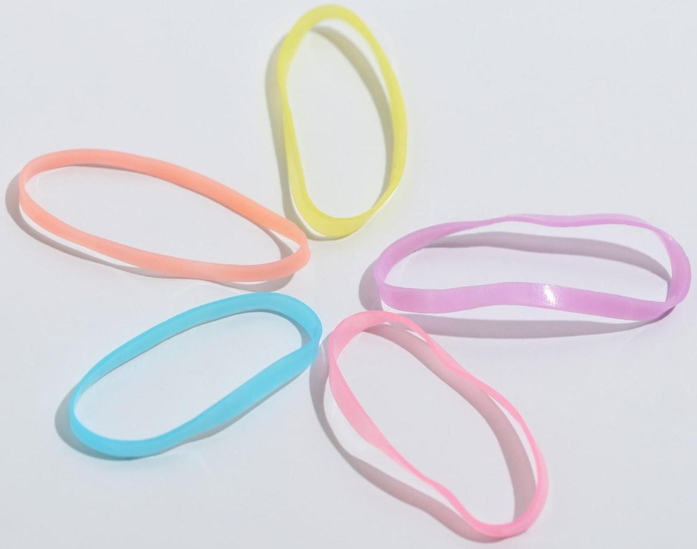 Резинки для волос силиконовые «Единорог», 50 шт.