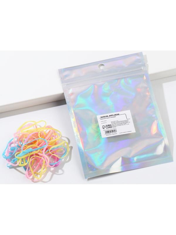 Резинки для волос силиконовые «Единорог», 50 шт.