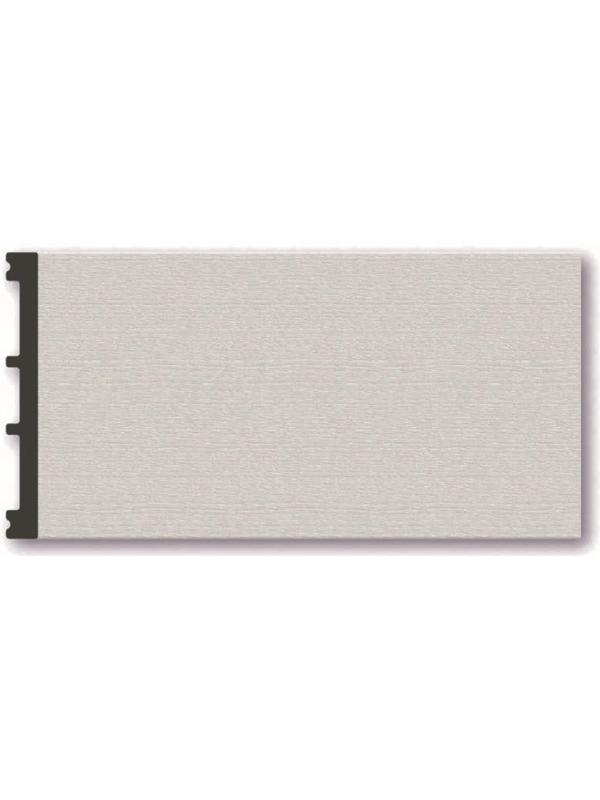 Плинтус пластиковый ударопрочный белый 122х12х2000мм