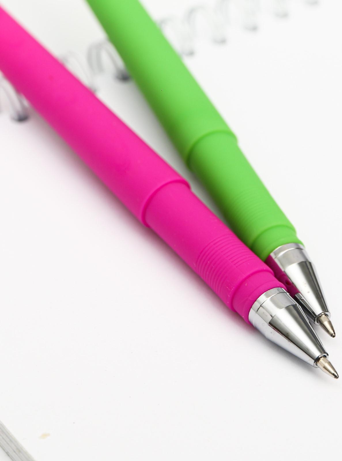 Ручка гелевая черная «Авокадо-кедавра» 2 шт.