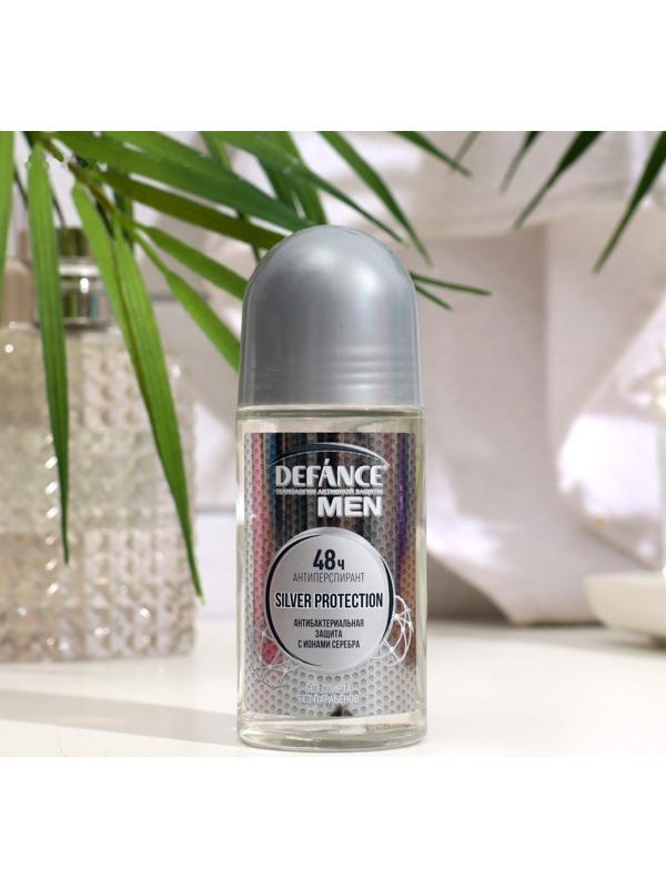 Дезодорант мужской Defance Silver protection, шариковый, 50 мл