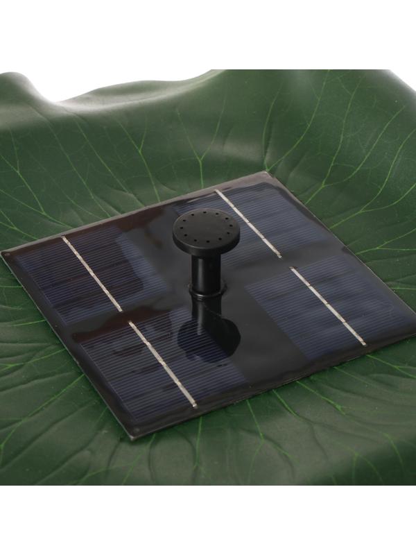 Фонтан плавающий «Лотос», d = 30 см, на солнечной батарее