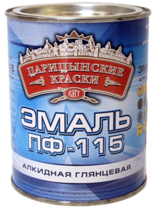 Эмаль ПФ 115 Царицынские краски черная 1,9кг