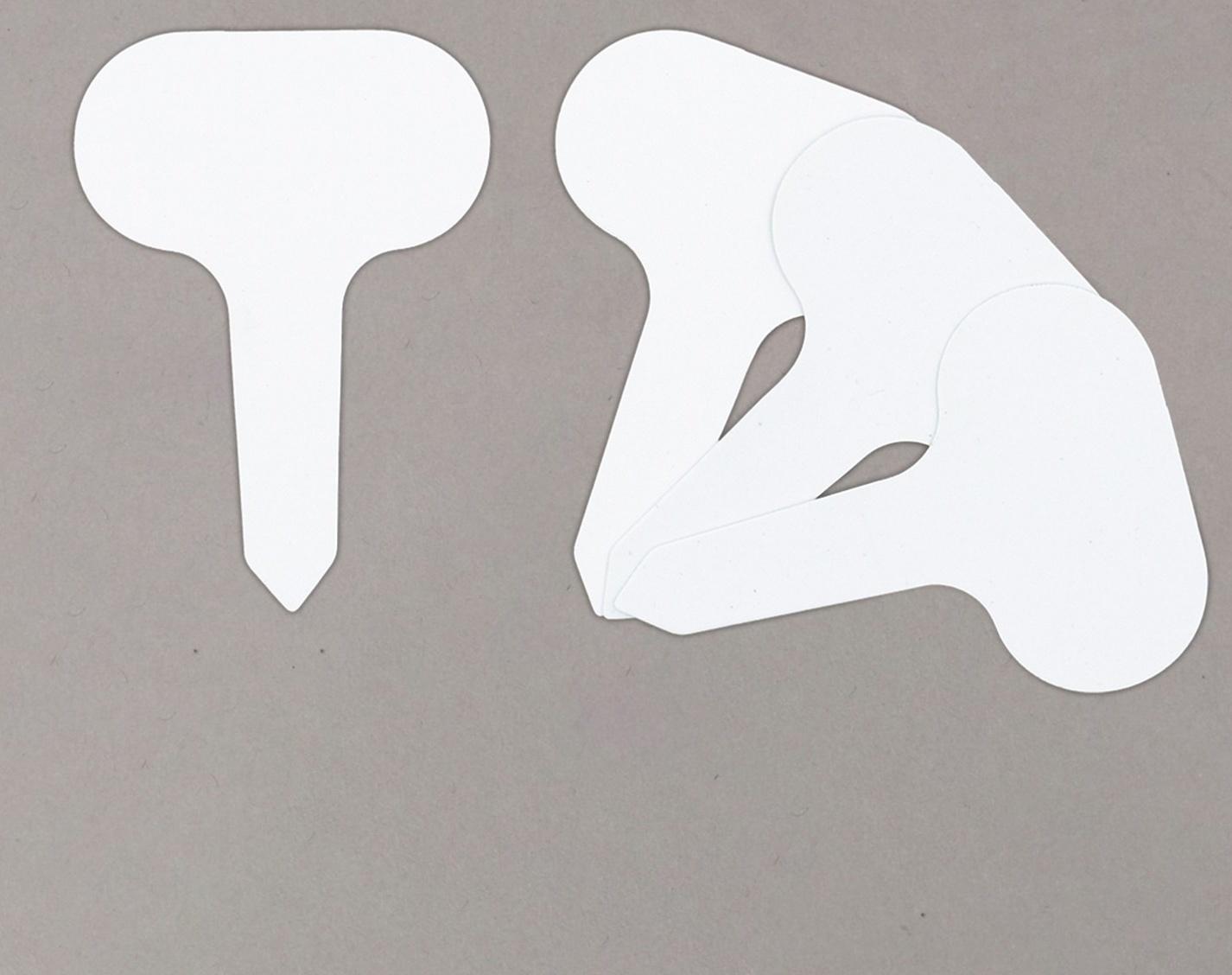 Таблички садовые для маркировки, 7 см, набор 20 шт., пластик, цвет МИКС, Greengo