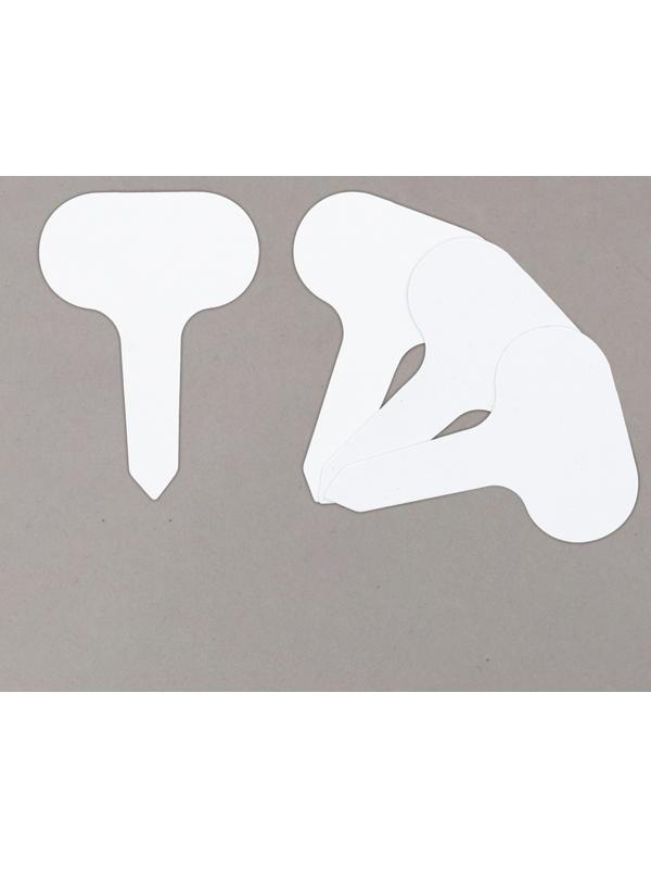 Таблички садовые для маркировки, 7 см, набор 20 шт., пластик, цвет МИКС, Greengo