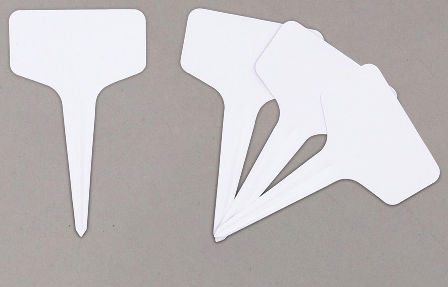 Таблички садовые для маркировки, 10 см, набор 20 шт., пластик, цвет МИКС