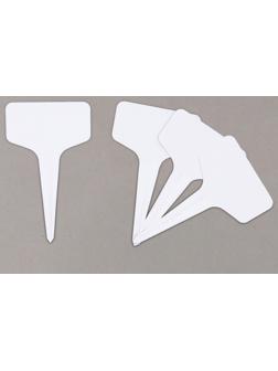 Таблички садовые для маркировки, 10 см, набор 20 шт., пластик, цвет МИКС