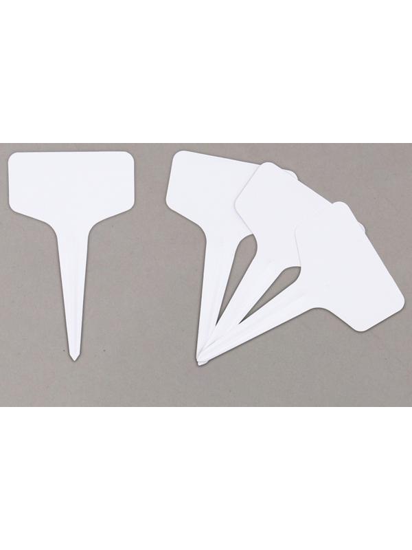 Таблички садовые для маркировки, 10 см, набор 20 шт., пластик, цвет МИКС