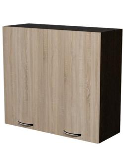 Шкаф навесной Сабрина 800х300х720 2 дверцы  венге/дуб сонома