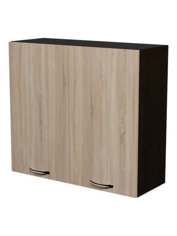 Шкаф навесной Сабрина 800х300х720 2 дверцы  венге/дуб сонома