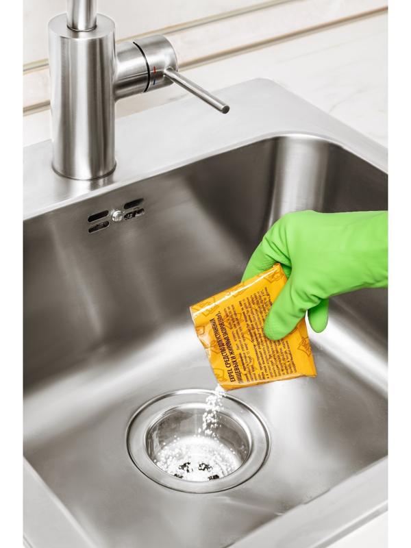 Средство для устранения засоров, EXPEL ЖИРОГОН, от жира и пищевых остатков 2 саше по 50г