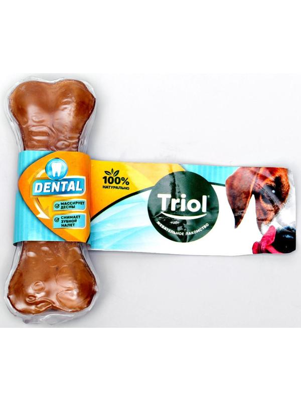 Косточка жевательная Triol DENTAL, 7,5 см, 20 г, 1 шт.
