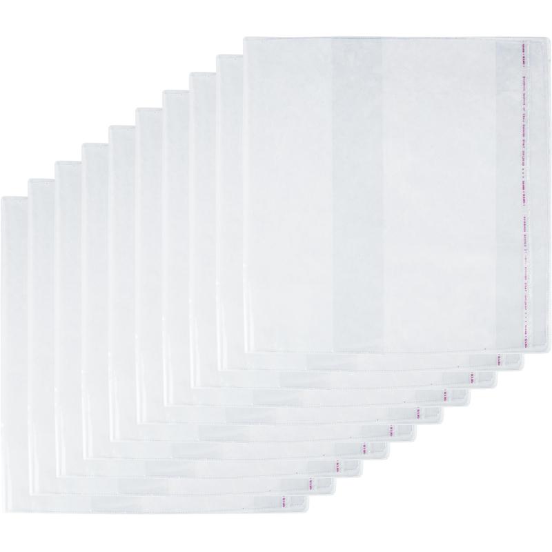 Набор обложек №1 School 10шт,универс,кл край,А4,ПВХ,302x580,2145.1.К