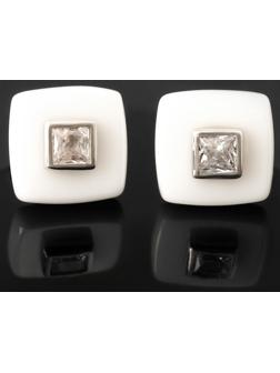 Пусеты керамика 