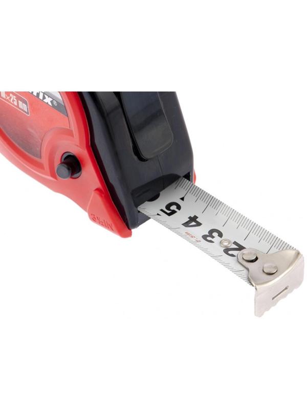 Рулетка MATRIX Rubber 31001, обрезиненный корпус, 7.5 м х 25 мм