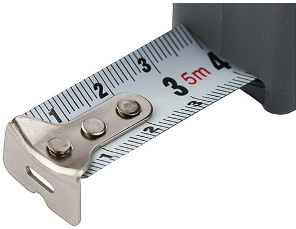 Рулетка MATRIX Fine 31017, пластиковый корпус, 5 м х 19 мм