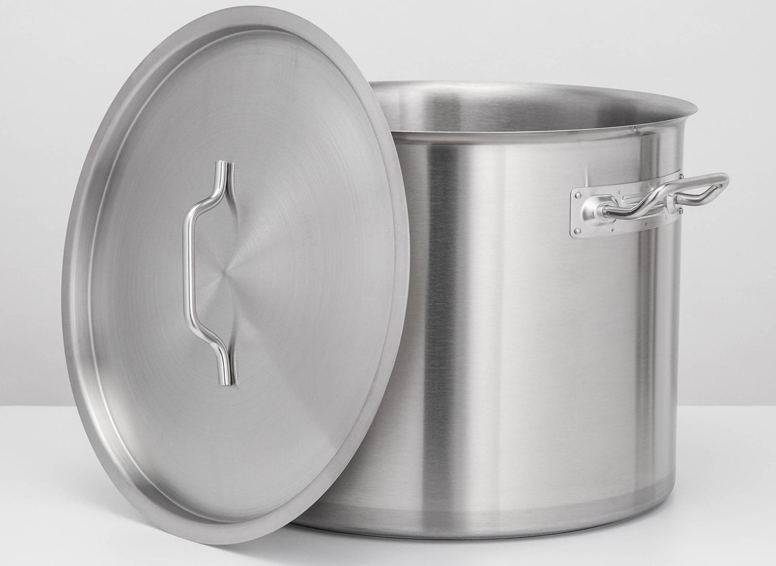 Котёл, 40 л, d=40 см, h=33 см, тройное дно, индукция, нержавеющая сталь