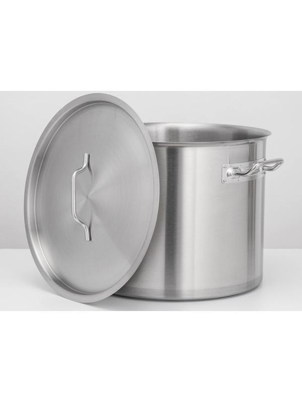 Котёл, 40 л, d=40 см, h=33 см, тройное дно, индукция, нержавеющая сталь