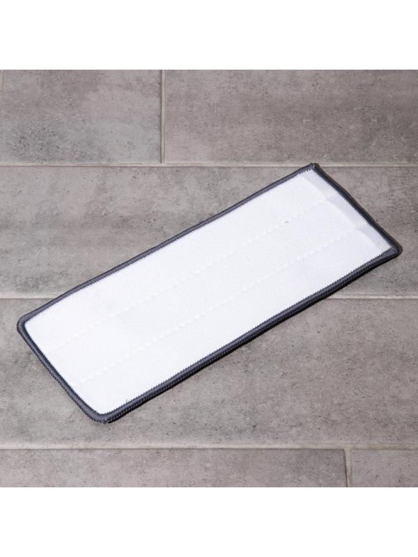 Насадка для швабры на липучке из микрофибры Доляна, комплектующие к набору, 32×12 см, 1 карман