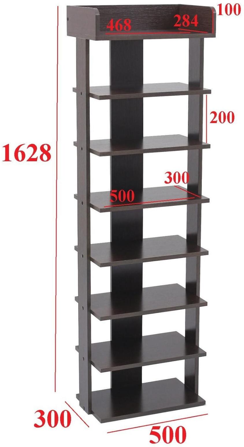 Стеллаж  Норд №6, 500х300х1628, Венге