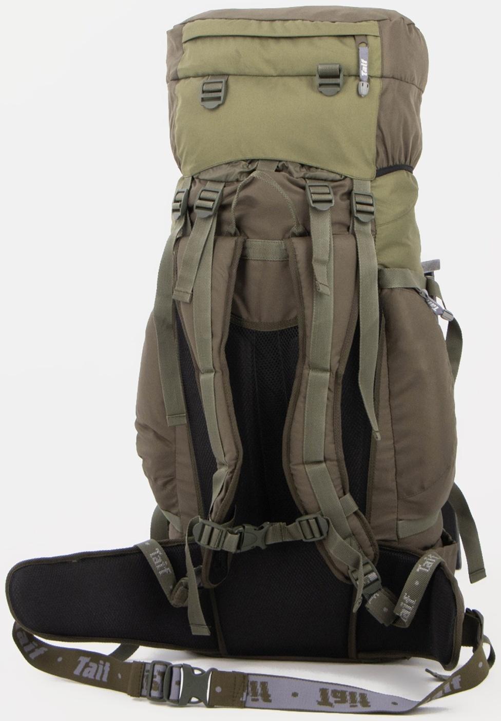 Рюкзак туристический, 65 л, отдел на шнурке, 2 наружных кармана, 2 боковых кармана, цвет оливковый