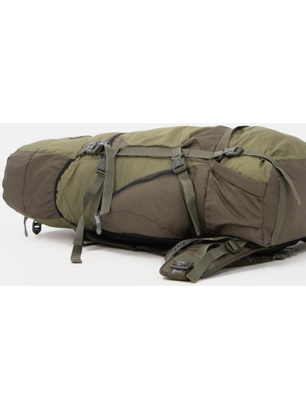 Рюкзак туристический, 65 л, отдел на шнурке, 2 наружных кармана, 2 боковых кармана, цвет оливковый