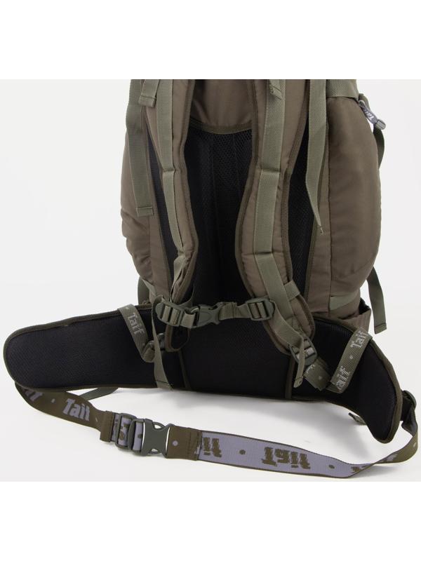 Рюкзак туристический, 65 л, отдел на шнурке, 2 наружных кармана, 2 боковых кармана, цвет оливковый