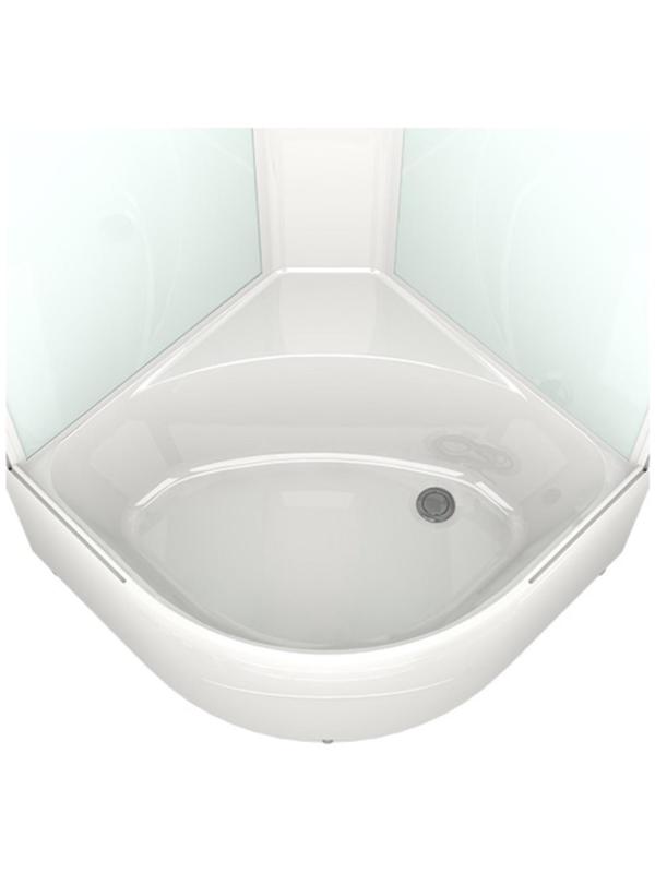 Душевая кабина DOMANI-Spa Delight 99, поддон 45см, черные стенки, тонированное стекло, 90х90