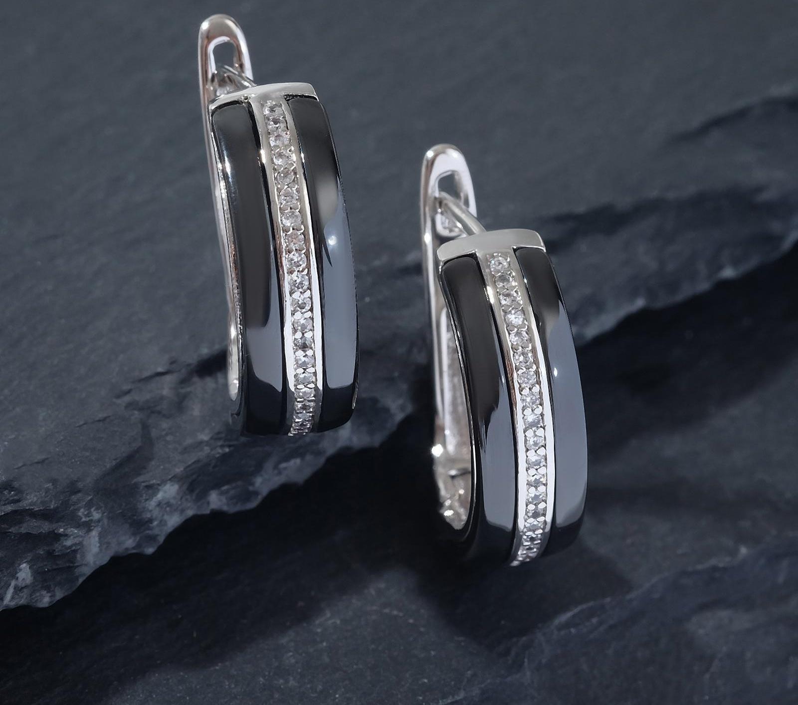 Серьги керамика 