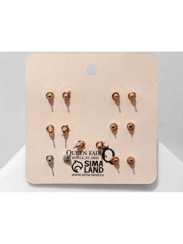 Серьги набор 7 пар 