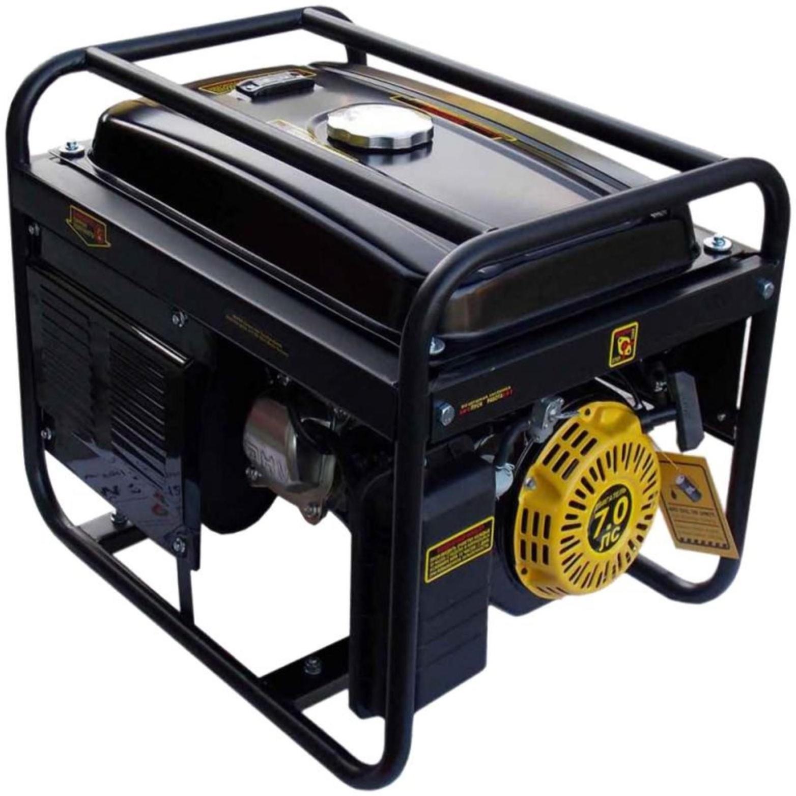 Генератор бензиновый Huter DY4000L, 4Т, 7 л.с., 3.2 кВт, выходы 220 В, 15 л