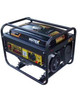 Генератор бензиновый Huter DY4000L, 4Т, 7 л.с., 3.2 кВт, выходы 220 В, 15 л