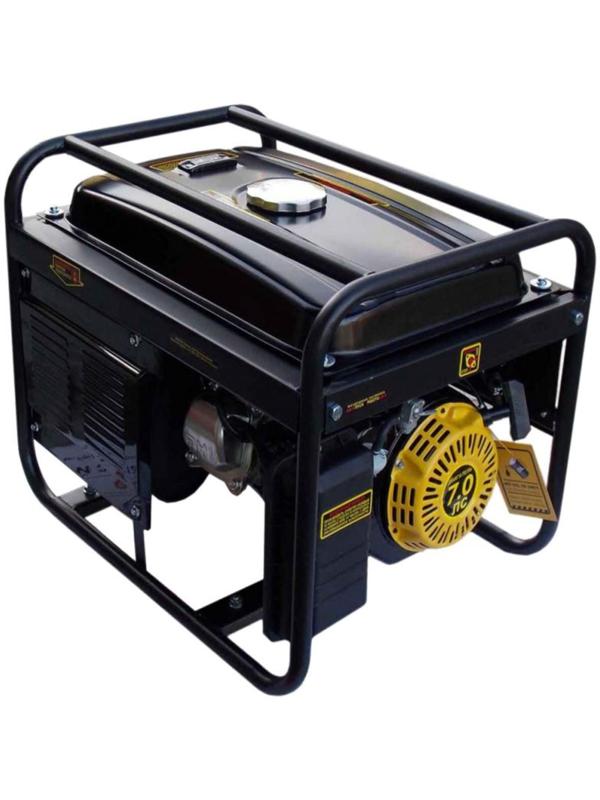 Генератор бензиновый Huter DY4000L, 4Т, 7 л.с., 3.2 кВт, выходы 220 В, 15 л