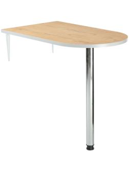 Столешница барная с опорой, 1000х580х850 мм, Дуб бунратти