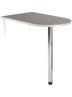 Столешница барная с опорой, 1000х580х850 мм, Дуглас темный