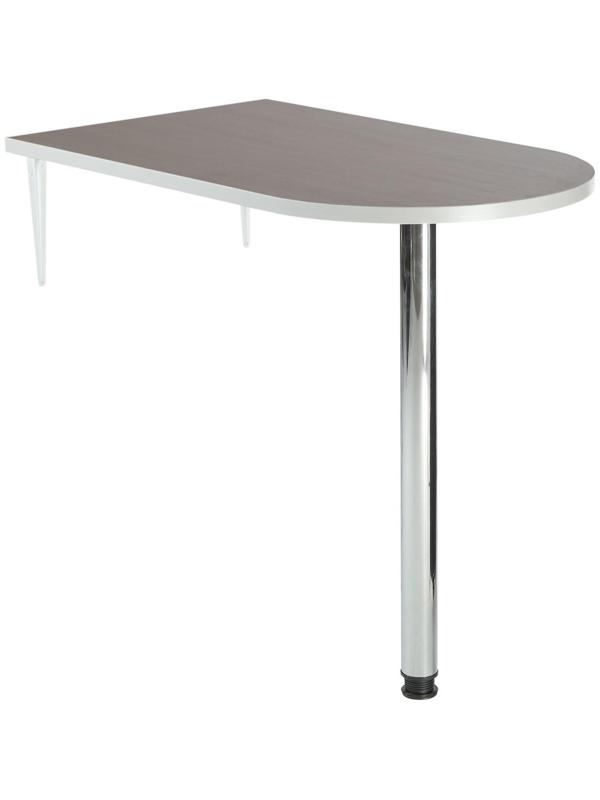 Столешница барная с опорой, 1000х580х850 мм, Дуглас темный