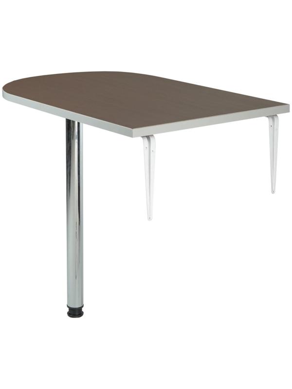 Столешница барная с опорой, 1000х580х850 мм, Дуглас темный