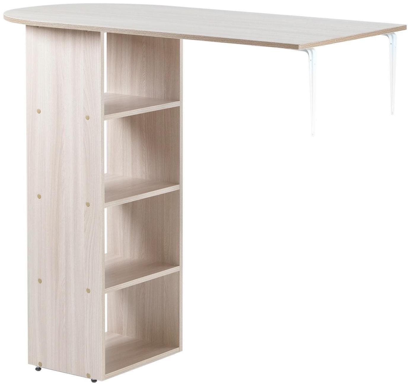 Шкаф напольный с барной столешницей ЛДСП, 1200х600х1100 мм (16мм), Шимо светлый