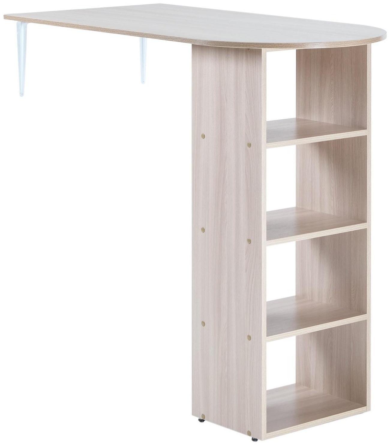 Шкаф напольный с барной столешницей ЛДСП, 1200х600х1100 мм (16мм), Шимо светлый