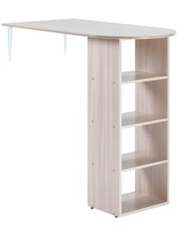 Шкаф напольный с барной столешницей ЛДСП, 1200х600х1100 мм (16мм), Шимо светлый