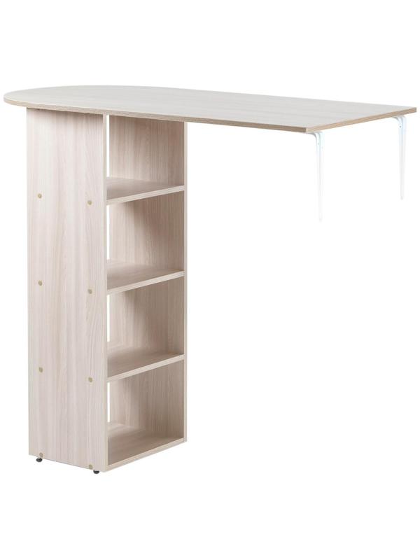 Шкаф напольный с барной столешницей ЛДСП, 1200х600х1100 мм (16мм), Шимо светлый