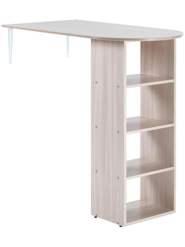 Шкаф напольный с барной столешницей ЛДСП, 1200х600х1100 мм (16мм), Шимо светлый