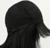 Парик искусственный, с чёлкой, имитация кожи, 30 см, 160 гр, цвет чёрный(#SHT3)