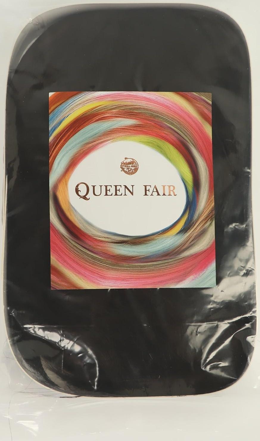 Парик искусственный, с чёлкой, имитация кожи, 30 см, цвет каштановый