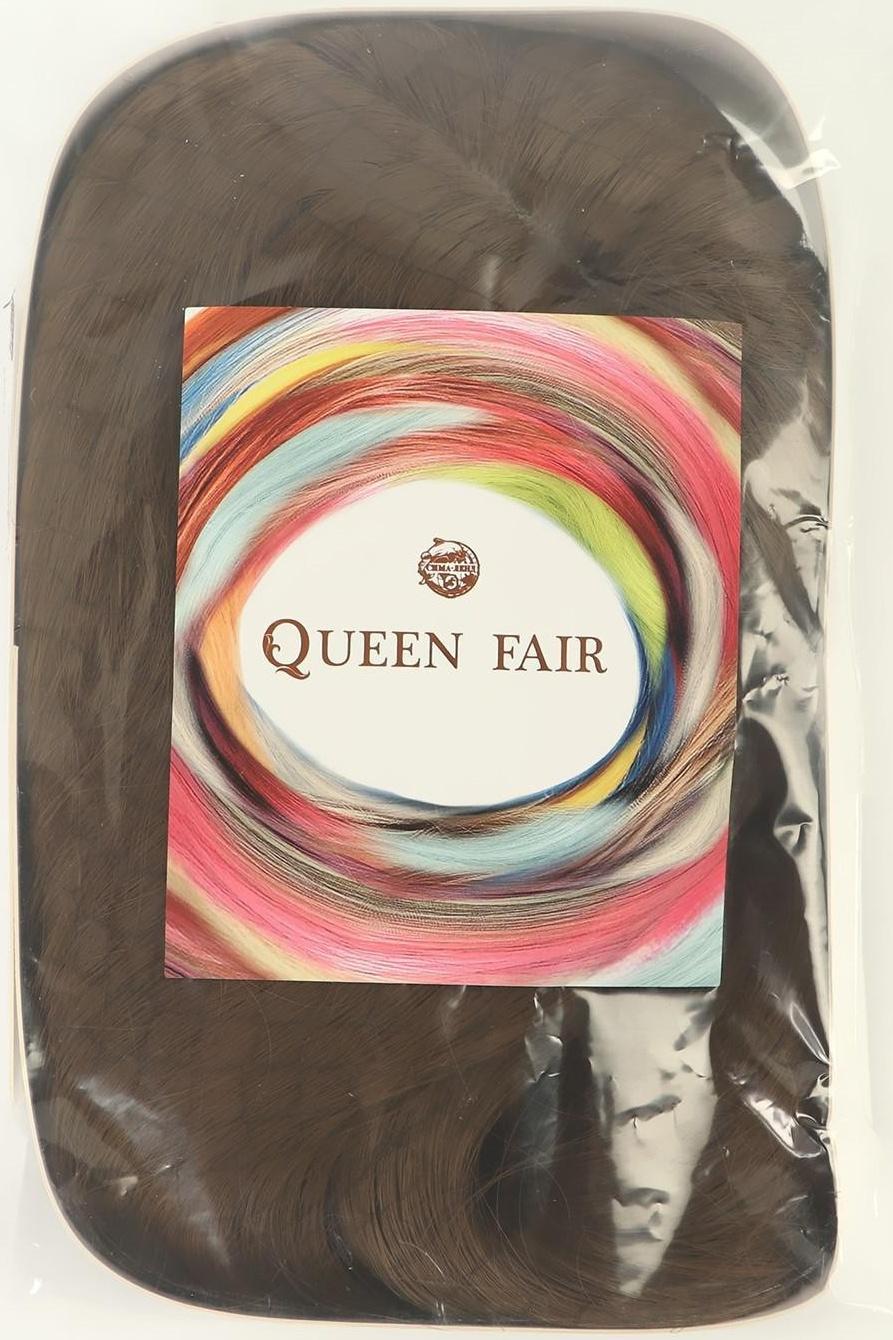 Парик искусственный, с чёлкой, имитация кожи, 60 см, 240 гр, цвет русый(#SHT8А)